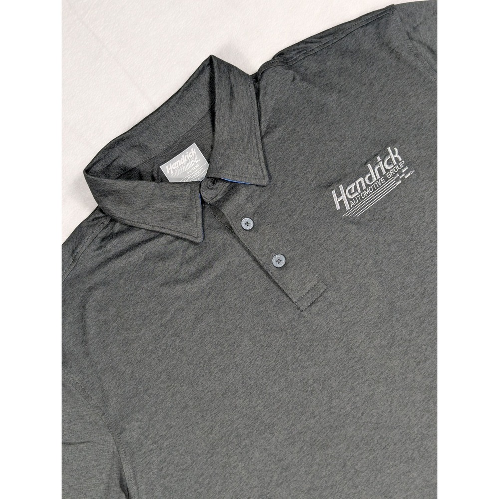 NEW Oobe Hendrick Automotive Group Hydrovent Mens Performance Polo Size Large